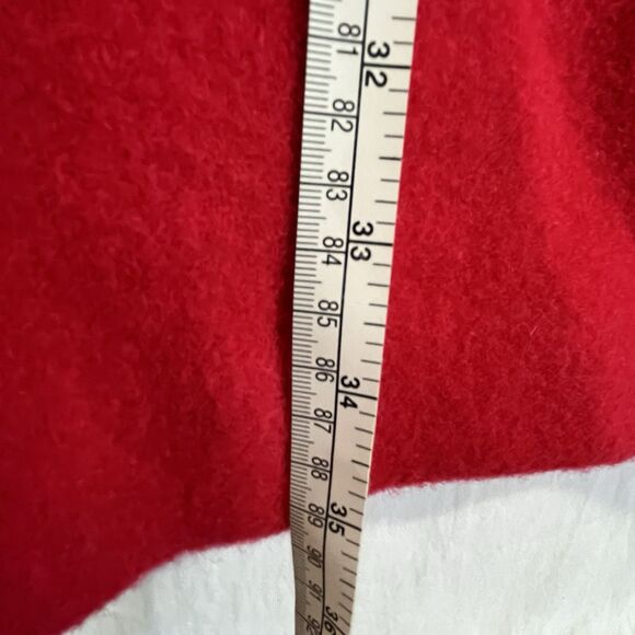 ALEXON VINTAGE WOMEN RED PURE WOOL LONG WINTER OVERCOAT COAT Sz M Uk Made - Picture 8 of 9